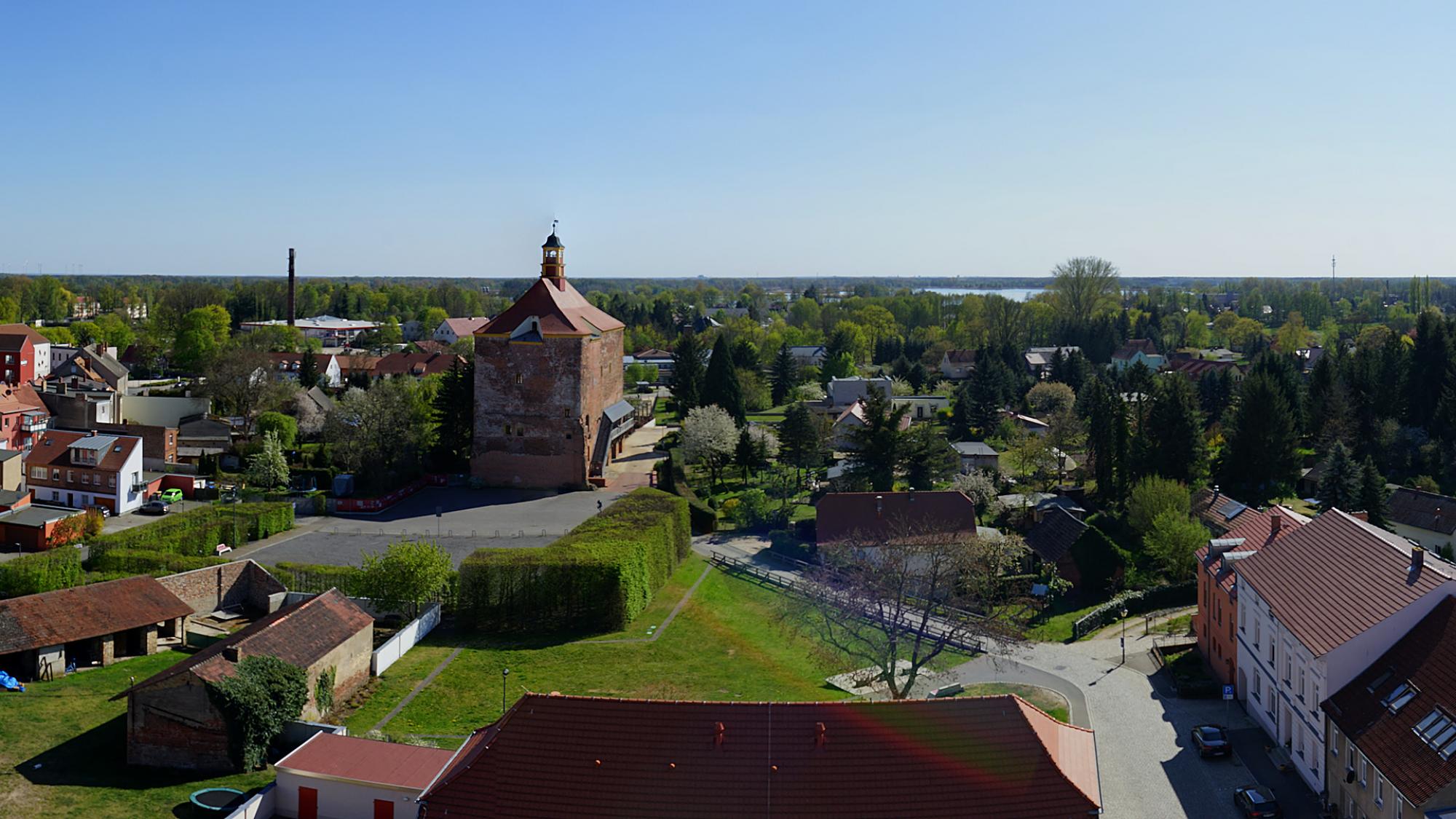 Panorama vom Peitzer Kirchturm rechts