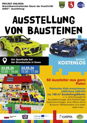 Ausstellung von Bausteinen in Iłowa